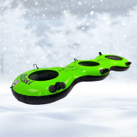 3 Kişilik Şişme Kar Botu Yeşil